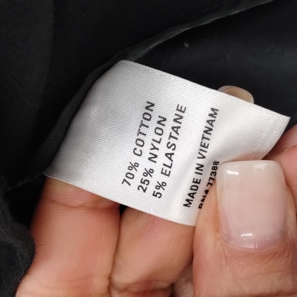 Madewell Mini Dress Size 2 Black White Fit & Flare Sleeveless Skater Stretch - Picture 6 of 8